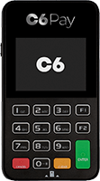 Maquininha C6 Pay SuperMini