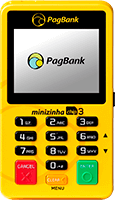Maquininha Minizinha Chip 3 da PagBank